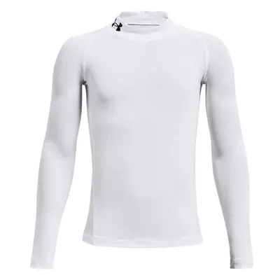 Under Armour HG ARMOUR MOCK Fiú kompressziós felső, fehér, méret