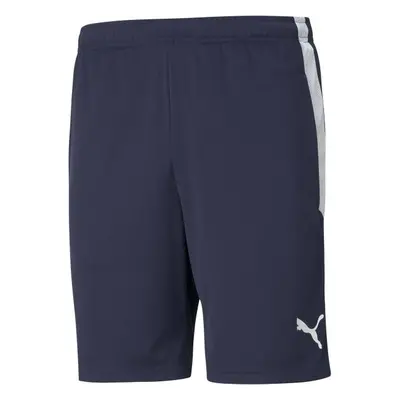 Puma TEAM LIGA TRAINING SHORTS Férfi futball rövidnadrág, sötétkék, méret