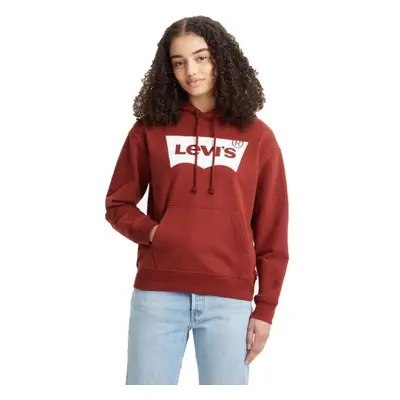 Levi's® STANDARD HOODIE Női pulóver, piros, méret