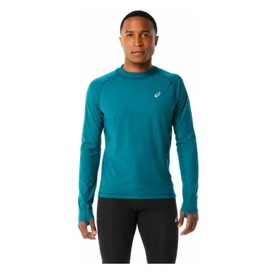 ASICS WINTER RUN LS TOP Férfi futófelső, sötétzöld, méret