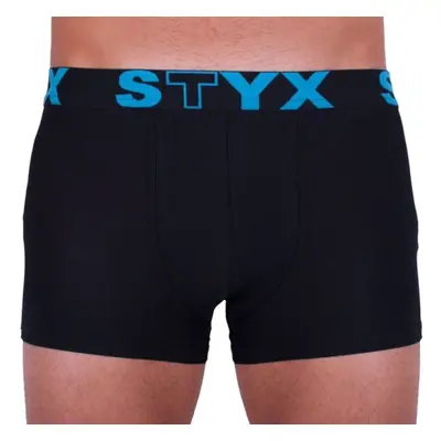 Styx MEN'S BOXERS SPORTS RUBBER Férfi boxeralsó, fekete, méret