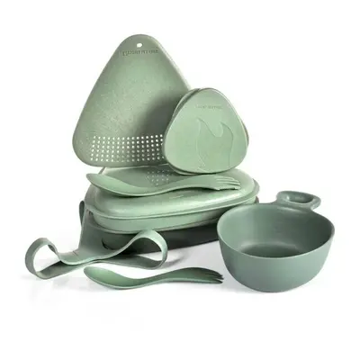 Light my fire OUTDOOR MEALKIT BIO Étkészlet, zöld, méret