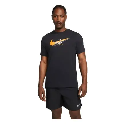 Nike NK DF TEE HERITAGE Férfi póló, fekete, méret