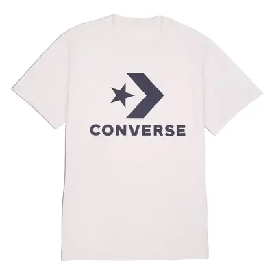 Converse STANDARD FIT STAR CHEV Uniszex póló, bézs, méret