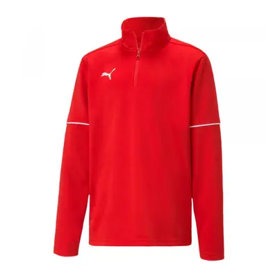 Puma TEAMGOAL 4 ZIP TOP CORE JR Fiú pulóver, piros, méret