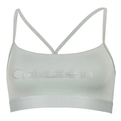 Calvin Klein LOW SUPPORT SPORTS BRA Női sportmelltartó, világoskék, méret