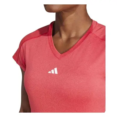 adidas AEROREADY TRAIN ESSENTIALS MINIMAL T-SHIRT Női póló sportoláshoz, piros, méret