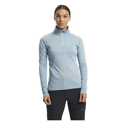 TENSON TXLITE HALF ZIP W Női pulóver, világoskék, méret