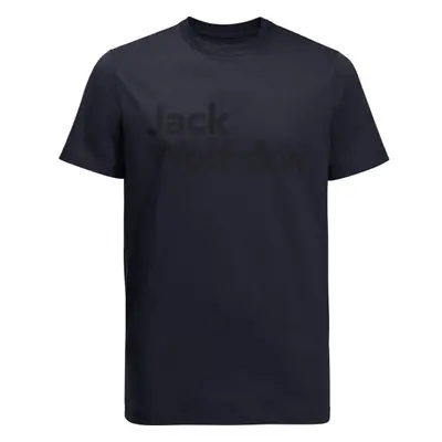 Jack Wolfskin BRAND T Férfi póló, sötétkék, méret