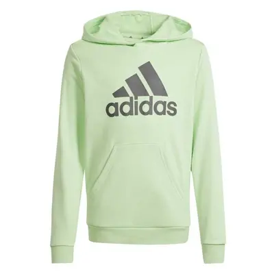 adidas BIG LOGO HOODIE Fiú pulóver, világoszöld, méret