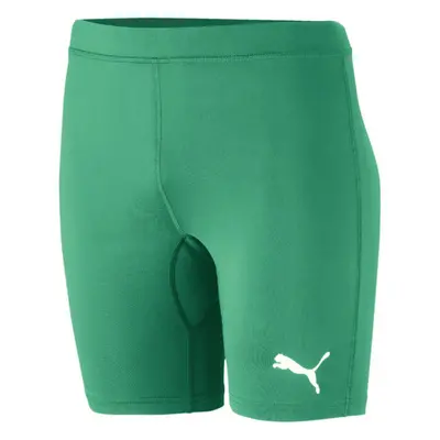 Puma LIGA BASELAYER SHORT TIGH JR Gyerek sportos rövidnadrág, zöld, méret