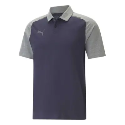 Puma TEAMCUP CASUALS POLO Férfi galléros póló, sötétkék, méret