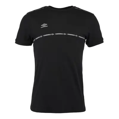 Umbro TAPED TECH TEE Férfi póló, fekete, méret