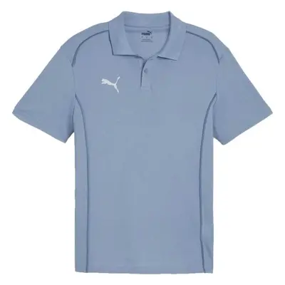 Puma TEAMFINAL CASUALS POLO Férfi galléros póló, világoskék, méret