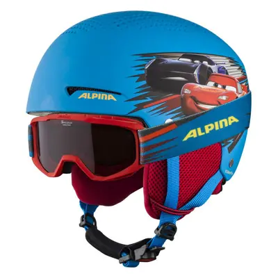 Alpina Sports ZUPO DISNEY SET Gyerek sísisak és szemüveg, kék, méret