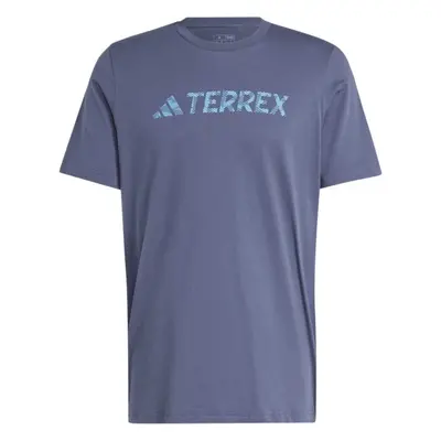 adidas TERREX TEE Férfi outdoor póló, sötétkék, méret