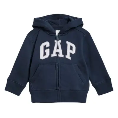 GAP FULLZIP LOGO Fiú pulóver, sötétkék, méret