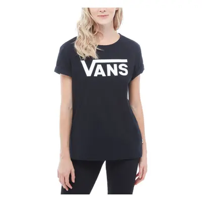 Vans WM FLYING V CREW TEE Női póló, fekete, méret