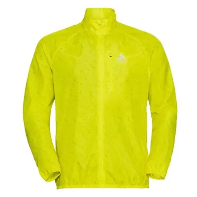 Odlo ZEROWEIGHT PRINT JACKET Férfi kabát, fényvisszaverő neon, méret