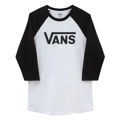 Vans CLASSIC VANS RAGLAN-B Férfi felső, fehér, méret