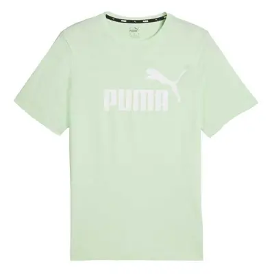 Puma ESS LOGO TEE Férfi póló, világoszöld, méret