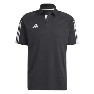 adidas TIRO23 C CO PO Férfi galléros póló, fekete, méret