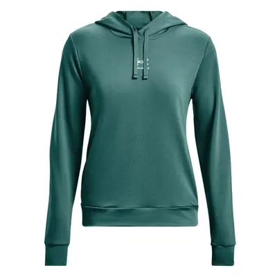 Under Armour RIVAL TERRY HOODIE Női pulóver, zöld, méret