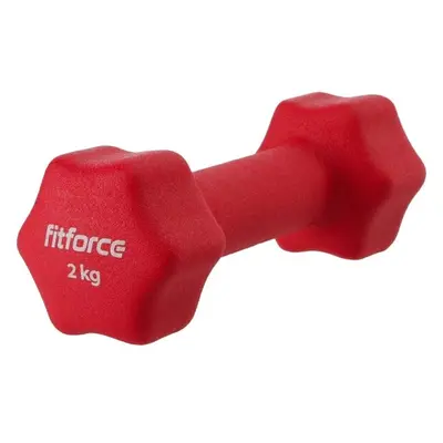 Fitforce FDBN Kézi súlyzó, piros, méret