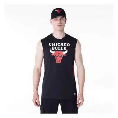 New Era CHICAGO BULLS NBA Férfi ujjatlan felső, fekete, méret