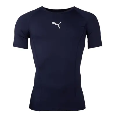 Puma LIGA BASELAYER TEE SS Férfi funkcionális póló, sötétkék, méret