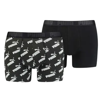 Puma MEN AOP BOXER 2P Férfi boxeralsó, fekete, méret