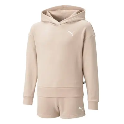 Puma LOUNGEWEAR SHORT SUIT G Lány melegítő szett, rózsaszín, méret