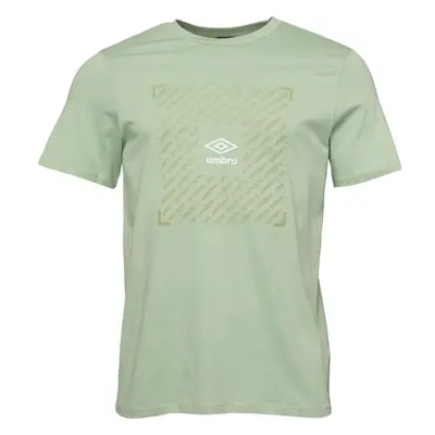 Umbro FTBL BOX GRAPHIC TEE Férfi póló, világoszöld, méret