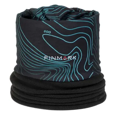 Finmark FSW-232 Multifunkciós kendő fleece résszel, fekete, méret