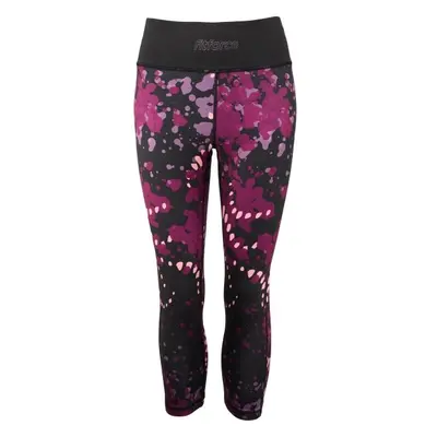 Fitforce JETT Női 3/4-es fitnesz leggings, fekete, méret