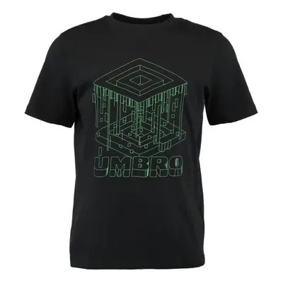 Umbro DOWNLOAD GRAPHIC TEE Férfi póló, fekete, méret