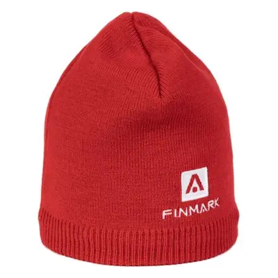 Finmark WINTER HAT Téli kötött sapka, piros, méret