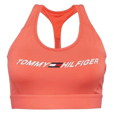 Tommy Hilfiger MID INTENSITY GRAPHIC RACER BRA Női sportmelltartó, lazac, méret