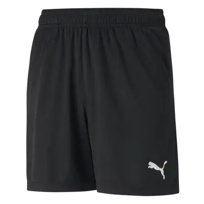 Puma TEAMRISE TRAINING SHORTS JR Fiú futball rövidnadrág, fekete, méret