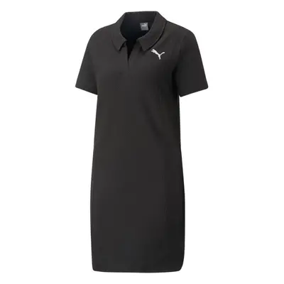 Puma HER POLO DRESS Női ruha, fekete, méret