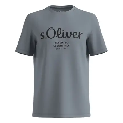 s.Oliver LOGO T-NOOS Férfi póló, sötétszürke, méret