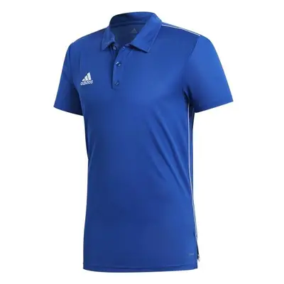 adidas CORE18 POLO Férfi galléros póló, kék, méret