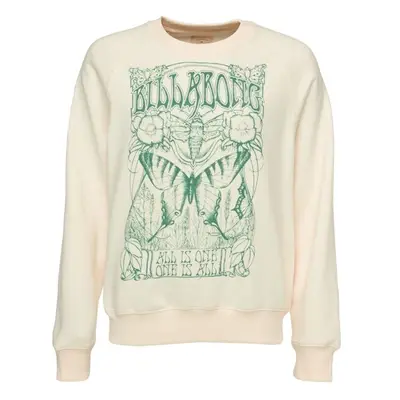 Billabong ALL IS ONE CREW Női pulóver, fehér, méret