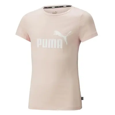 Puma ESS LOGO TEE G Lány póló, rózsaszín, méret