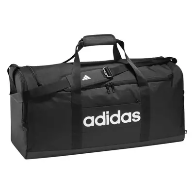 adidas LINEAR DUFFEL Sporttáska, fekete, méret