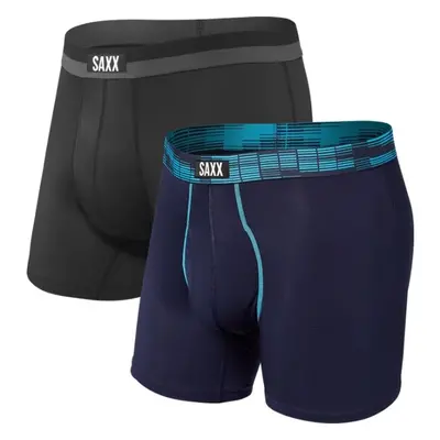 SAXX SPORT MESH 2PK Férfi boxeralsó, sötétszürke, méret