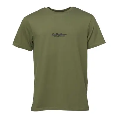 Quiksilver SIMPLE LETTRING SS Férfi póló, khaki, méret