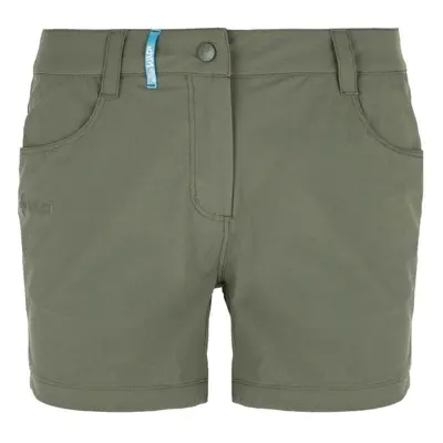 KILPI BREE Könnyű női outdoor rövidnadrág, khaki, méret