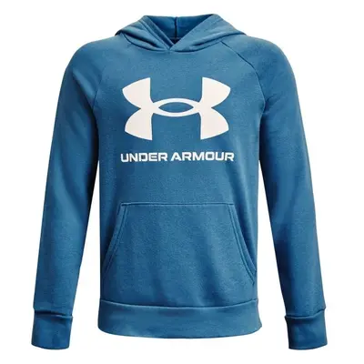 Under Armour RIVAL FLEECE HOODIE Fiú pulóver, kék, méret