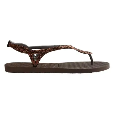 HAVAIANAS LUNA PREMIUM II Női flip-flop papucs, barna, méret 39/40